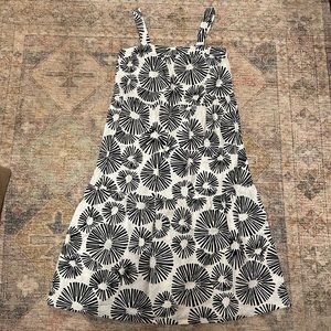 Tiered Loft tropical Midi dress